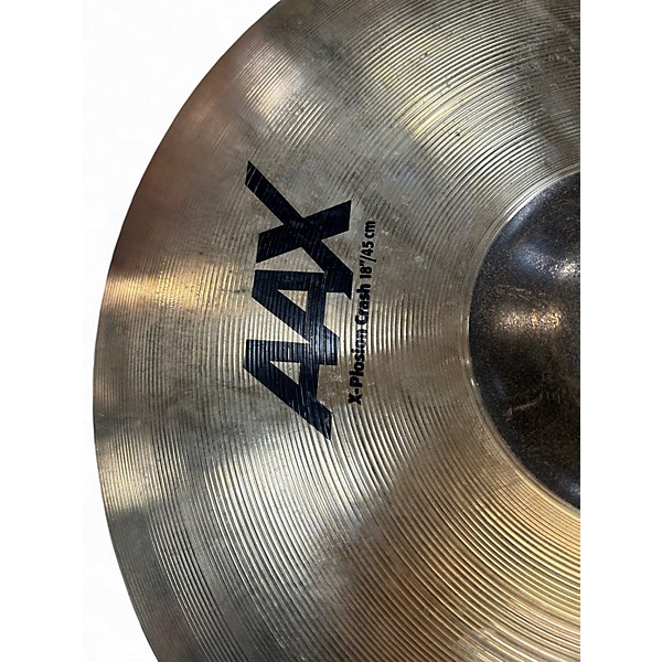 Used SABIAN 18in AAX Xplosion Crash Cymbal