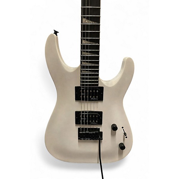 Used Jackson JS22 Dinky White Solid Body Electric Guitar