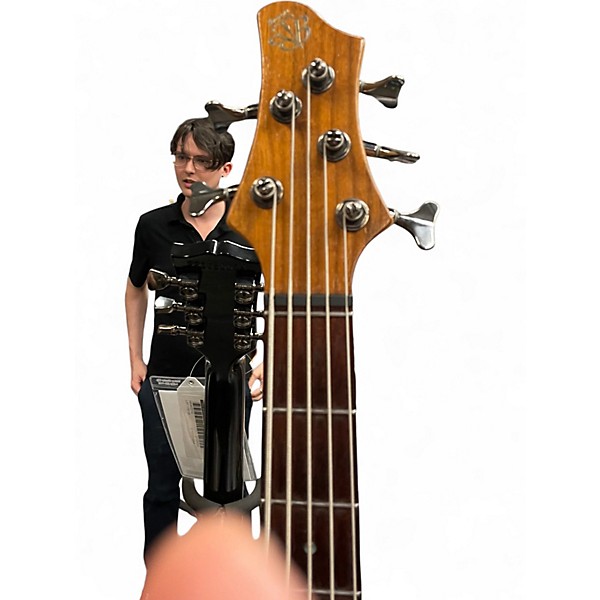 Used Ibanez BTB745 Natural Electric Bass Guitar