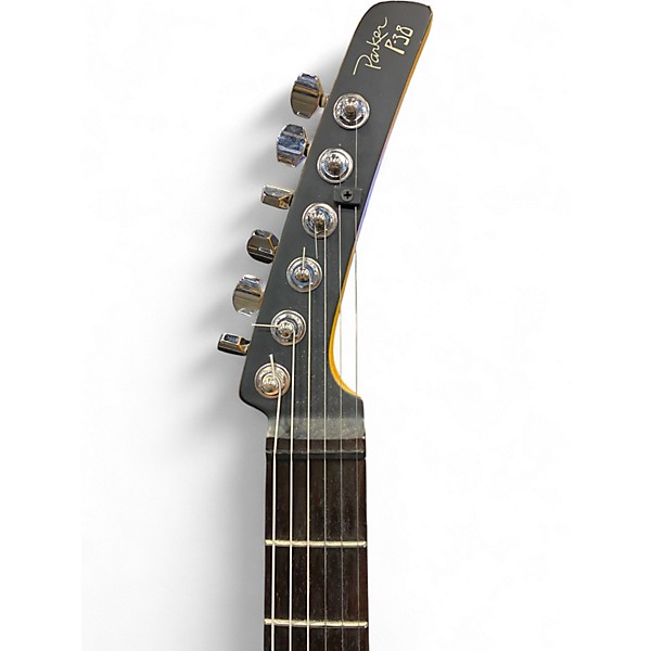 Used 2009 Parker P38 Trans Green Solid Body Electric Guitar