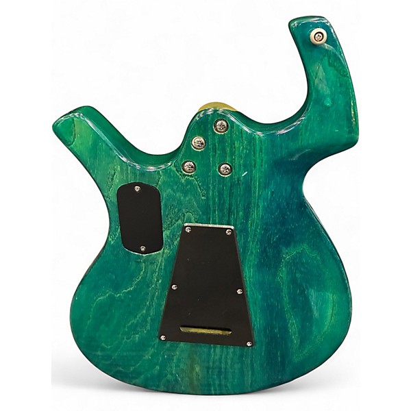 Used 2009 Parker P38 Trans Green Solid Body Electric Guitar