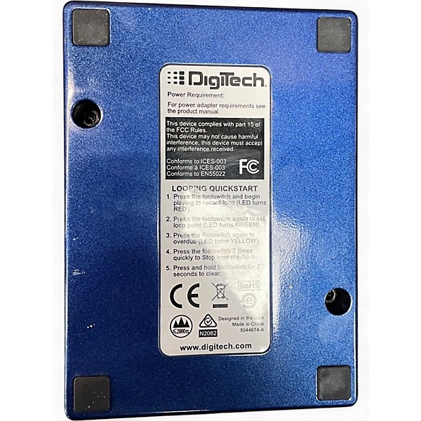 Used DigiTech JAM MAN VOCAL XT Pedal