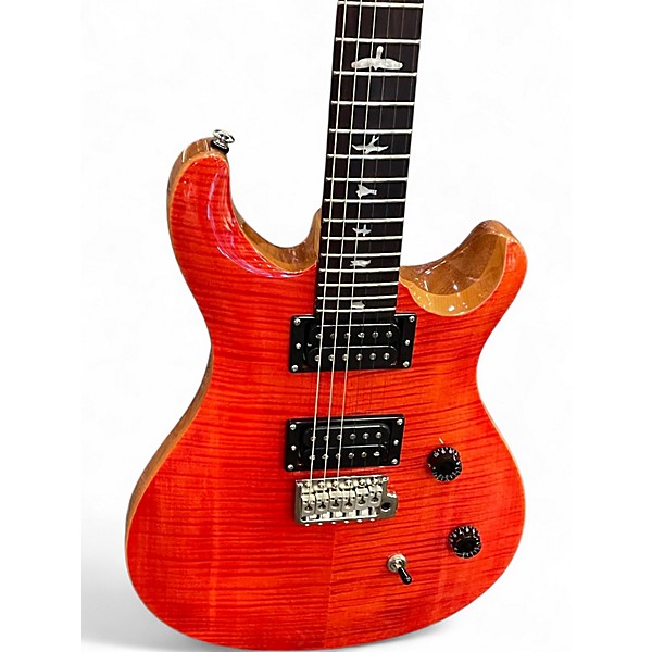Used PRS SE CE24 BLOOD ORANGE Solid Body Electric Guitar