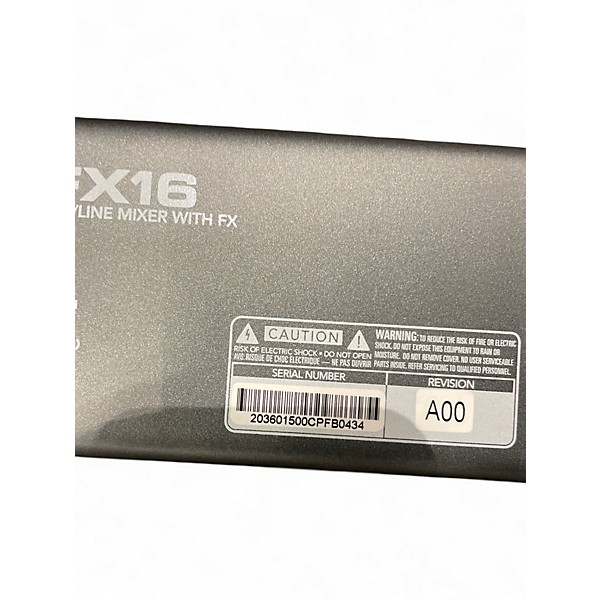 Used Mackie PROFX16 Unpowered Mixer