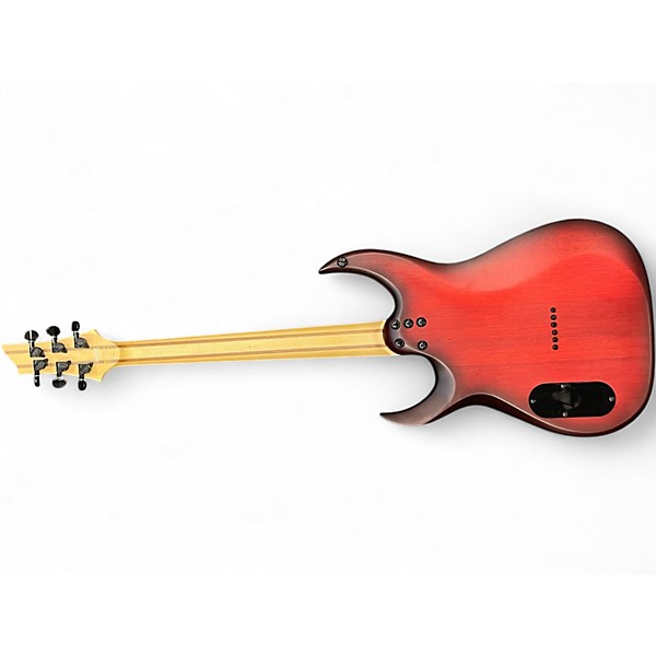 Used Schecter Guitar Research sunset extreme Trans Red Solid Body Electric Guitar