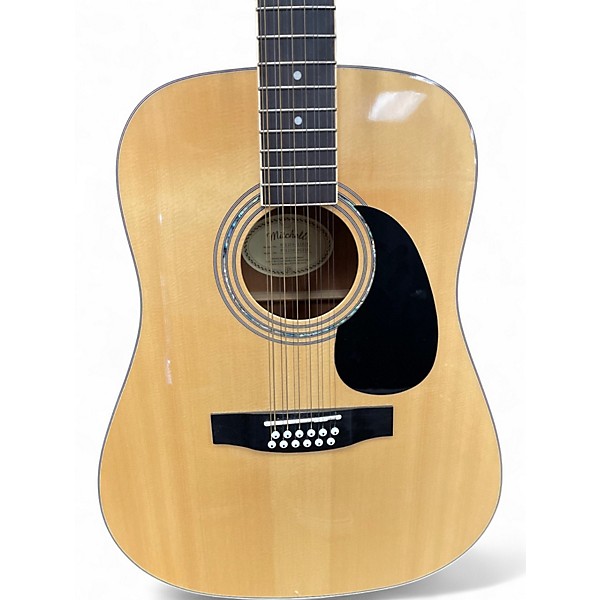 Used Mitchell D120S-12E Natural 12 String Acoustic Electric Guitar