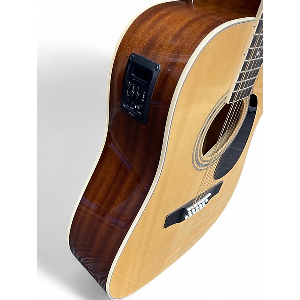 Used Mitchell D120S-12E Natural 12 String Acoustic Electric Guitar