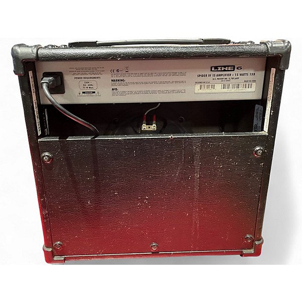 Used Line 6 Spider IV 15W 1X8 Guitar Combo Amp