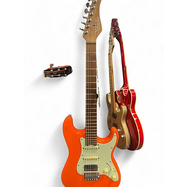 Used Schecter Guitar Research Nick Johnston Traditional H/S/S Atomic Orange Solid Body Electric Guitar