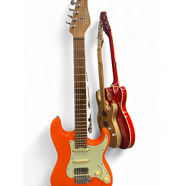 Used Schecter Guitar Research Nick Johnston Traditional H/S/S Atomic Orange Solid Body Electric Guitar