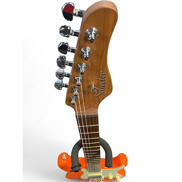 Used Schecter Guitar Research Nick Johnston Traditional H/S/S Atomic Orange Solid Body Electric Guitar