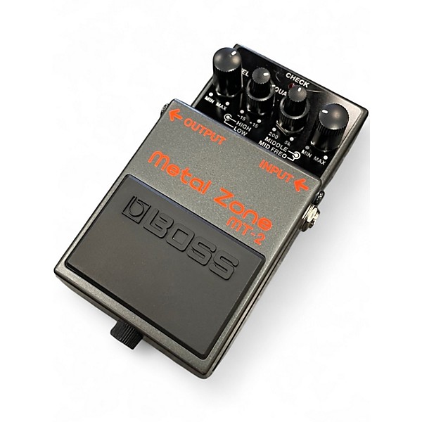 Used BOSS MT2 Metal Zone Distortion Effect Pedal