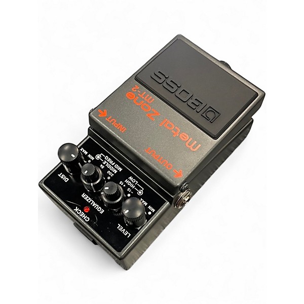 Used BOSS MT2 Metal Zone Distortion Effect Pedal