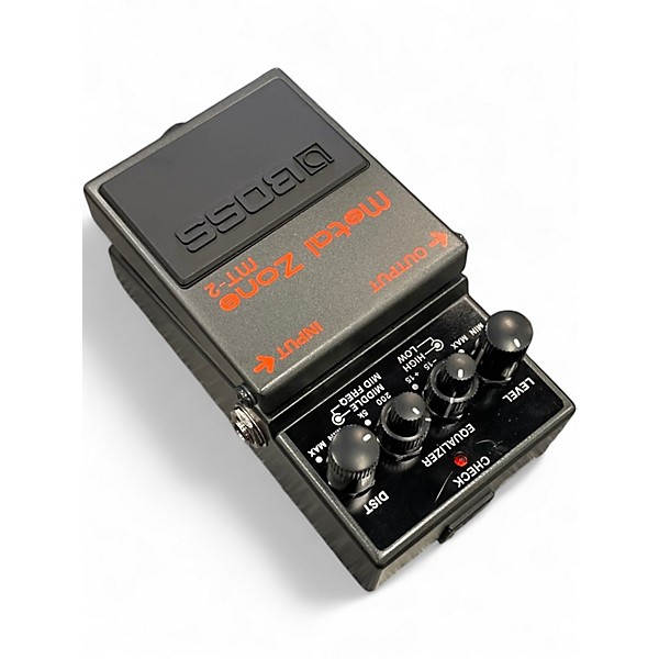 Used BOSS MT2 Metal Zone Distortion Effect Pedal