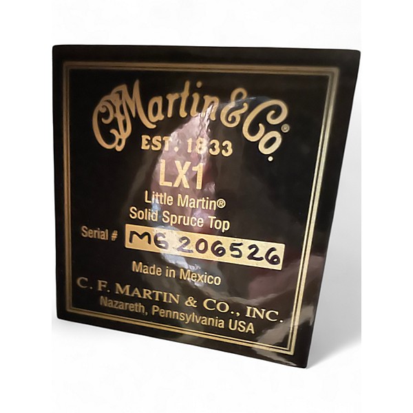 Used Martin LX1 NATURAL Acoustic Guitar