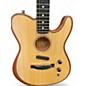 Used Fender American Acoustasonic Telecaster Natural Acoustic Electric Guitar