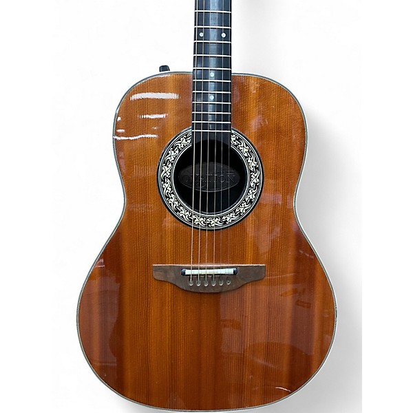 Vintage 1972 Ovation Artist Series Natural Acoustic Electric Guitar