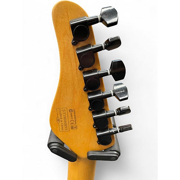 Used Schecter Guitar Research Diamond Series PT Monster energy Satin Black Solid Body Electric Guitar