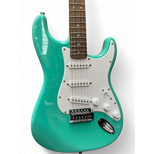 Used Squier Bullet Stratocaster SEA FOAM Solid Body Electric Guitar