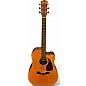 Used Fender CD140SCE Natural Acoustic Electric Guitar thumbnail