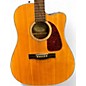 Used Fender CD140SCE Natural Acoustic Electric Guitar