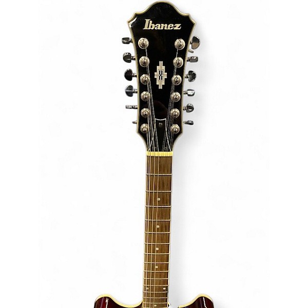 Used Ibanez AS7312 12 String Artcore Wine Red Hollow Body Electric Guitar