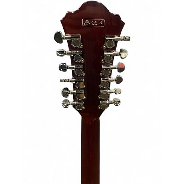 Used Ibanez AS7312 12 String Artcore Wine Red Hollow Body Electric Guitar