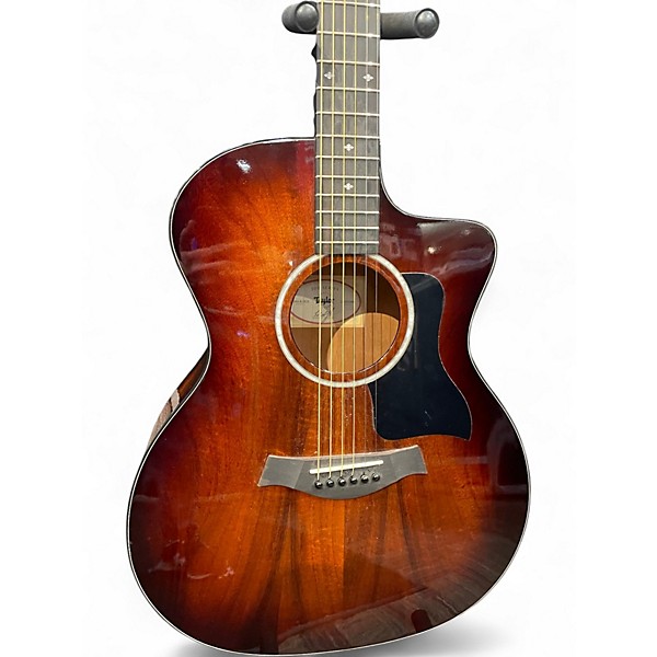 Used Taylor 224CEKDLX SHADED EDGE BURST Acoustic Electric Guitar
