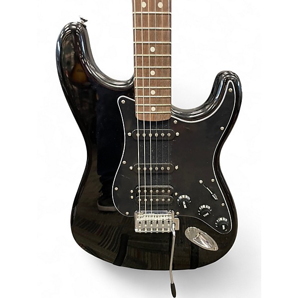 Used Fender Standard Stratocaster Black Solid Body Electric Guitar