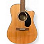 Used Fender CD60CE Dreadnought Natural Acoustic Electric Guitar
