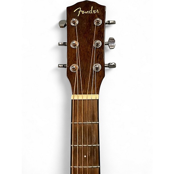 Used Fender CD60CE Dreadnought Natural Acoustic Electric Guitar