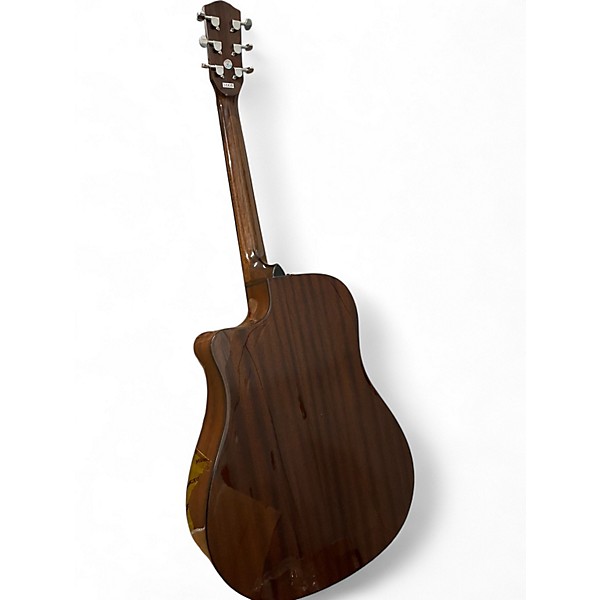 Used Fender CD60CE Dreadnought Natural Acoustic Electric Guitar