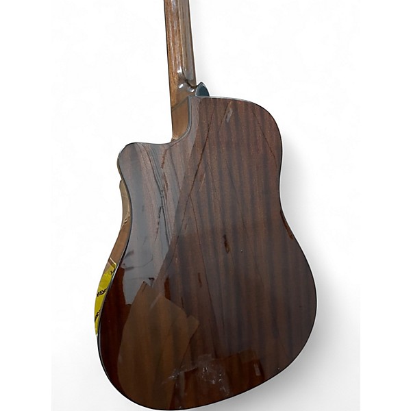 Used Fender CD60CE Dreadnought Natural Acoustic Electric Guitar