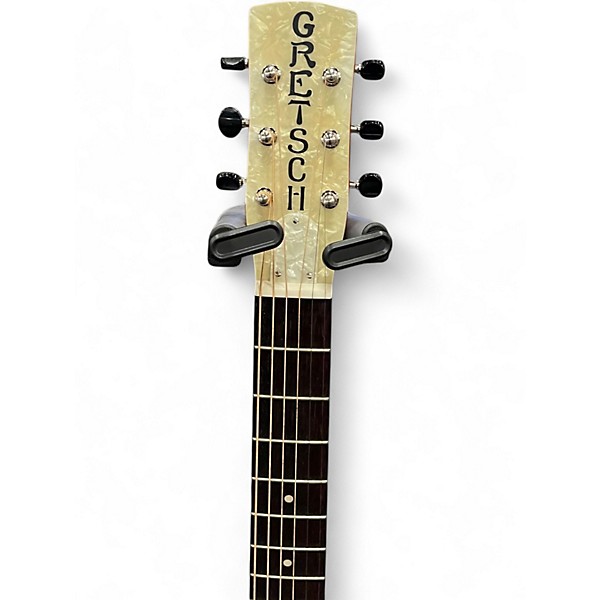 Used Gretsch Guitars G9201 Honeydipper Metal Round Neck polished steel Resonator Guitar