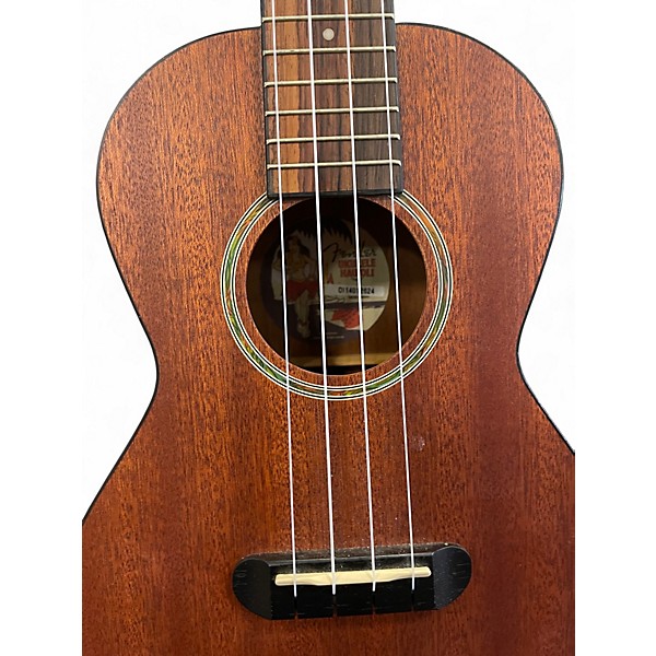 Used Fender Ukulele Hau oli Mahogany Tenor Mahogany Ukulele