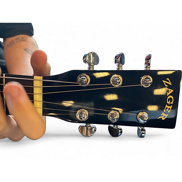 Used Zager ZAD-15 Natural Acoustic Guitar