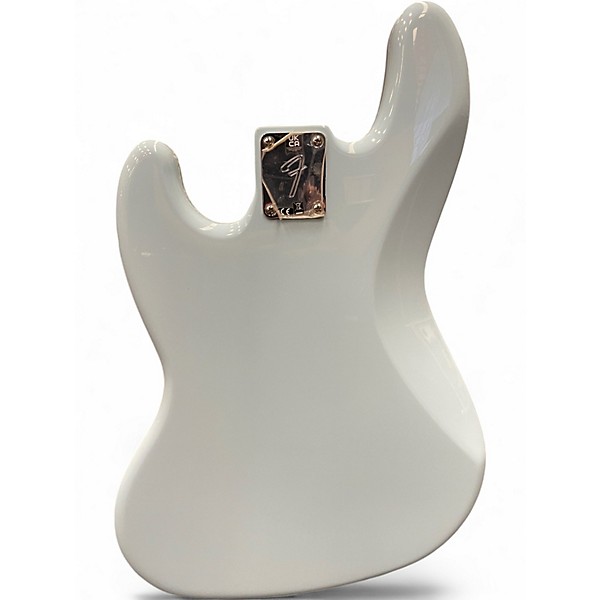 Used Fender Gold Foil Jazz Bass Sonic Blue Electric Bass Guitar