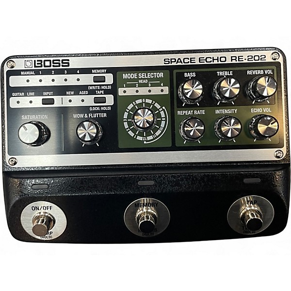 Used BOSS re202 space echo Effect Pedal