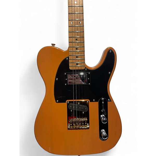 Used Harley Benton TRIBUTE SIRIES Orange Solid Body Electric Guitar