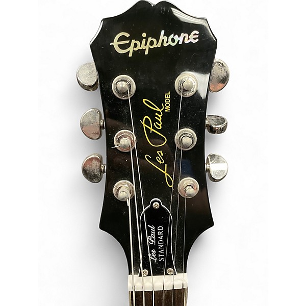 Used Epiphone Les Paul Standard Black Royale Collection Limited Edition Black Solid Body Electric Guitar