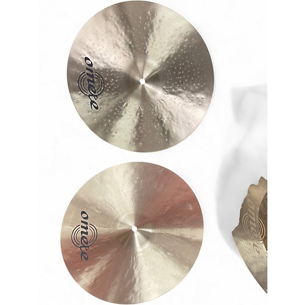 Used Omete 14in CAPTAIN HI HAT PAIR Cymbal