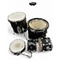 Used Ludwig 5 Piece ACCENT BLACK SPARKLE Drum Kit