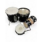 Used Ludwig 5 Piece ACCENT BLACK SPARKLE Drum Kit