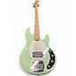 Used Sterling by Music Man Ray4 Green Electric Bass Guitar