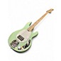 Used Sterling by Music Man Ray4 Green Electric Bass Guitar