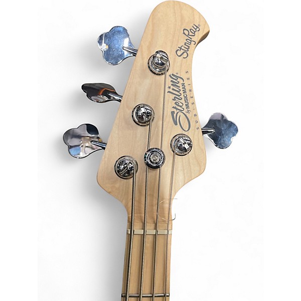 Used Sterling by Music Man Ray4 Green Electric Bass Guitar