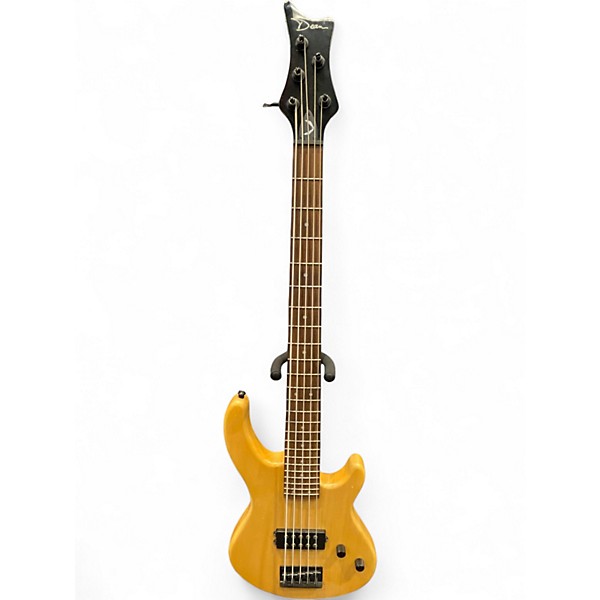 Used Dean E1-5 VH edge Natural Electric Bass Guitar