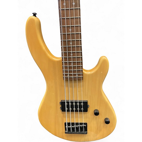 Used Dean E1-5 VH edge Natural Electric Bass Guitar