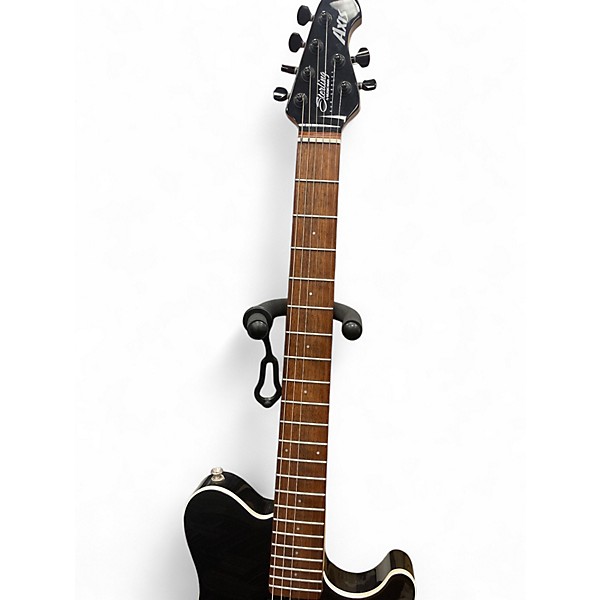 Used Sterling by Music Man Sub AX3 Axis Black Solid Body Electric Guitar