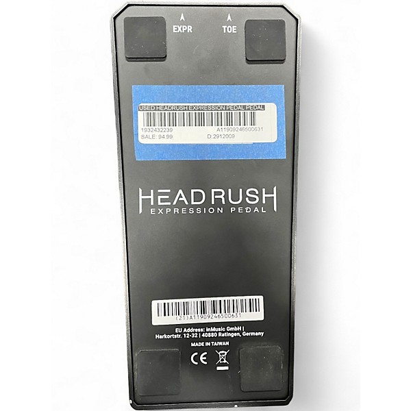 Used HeadRush expression pedal Pedal